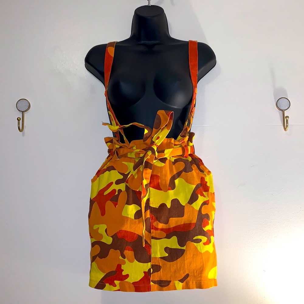 Hot & Delicious Orange Camo Dress